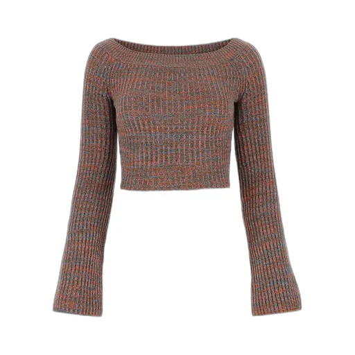 Cropped Knit Jumper