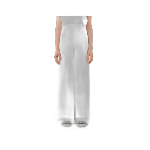 High-Waisted Wide Leg Trousers
