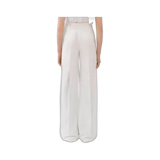 High-Waisted Wide Leg Trousers