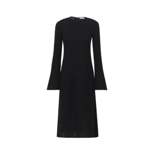 Wide-Sleeve Dress