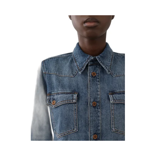 Dempo Long Sleeve Denim Shirt