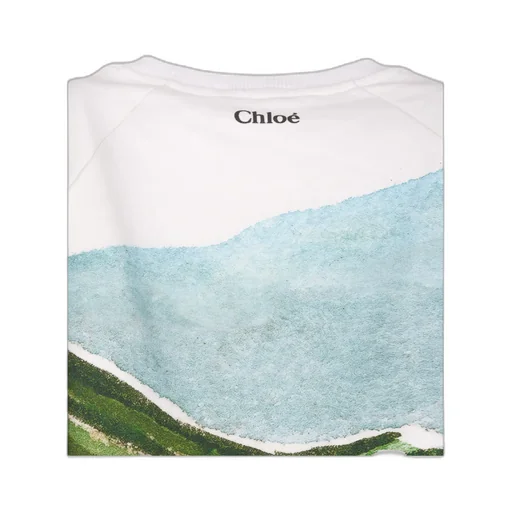Printed Round-Neck Sweater