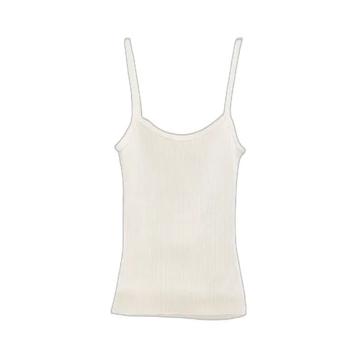 Fine-Ribbed Tank Top