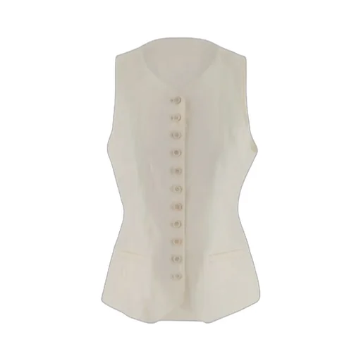 Sleeveless Button-Up Waistcoat