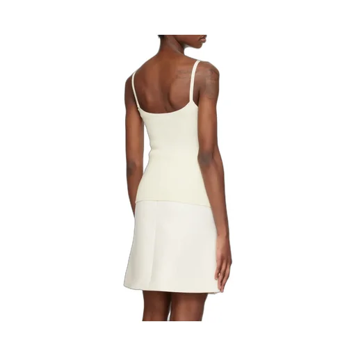 Fine-Ribbed Tank Top