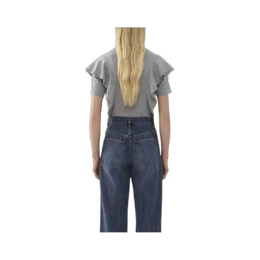 Ruffled Cotton T-Shirt