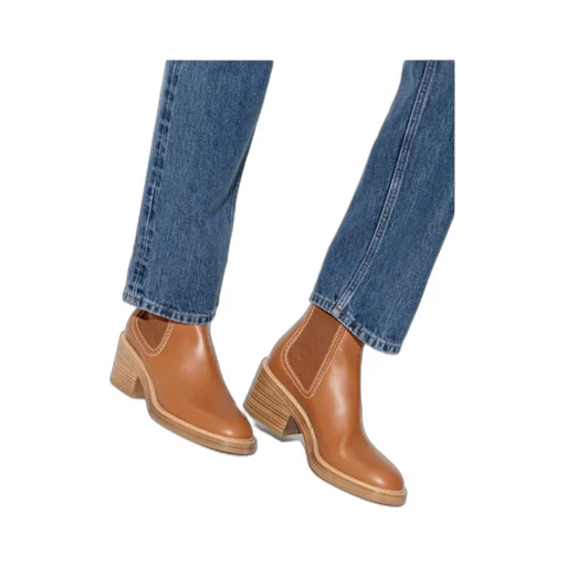 60Mm Leather-Stitched Chelsea Boots