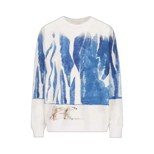 Graphic-Print Crew-Neck Sweatshirt