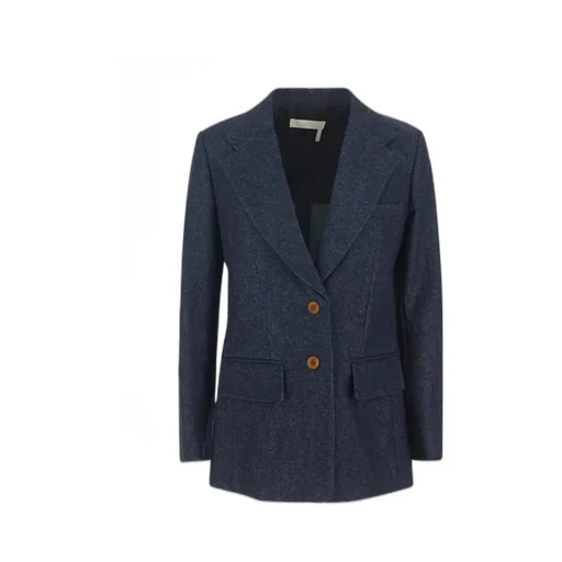Single-Breasted Tailored Jacket