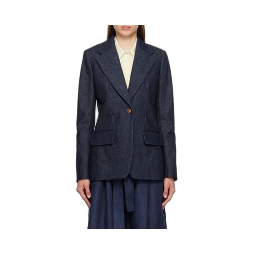 Single-Breasted Tailored Jacket