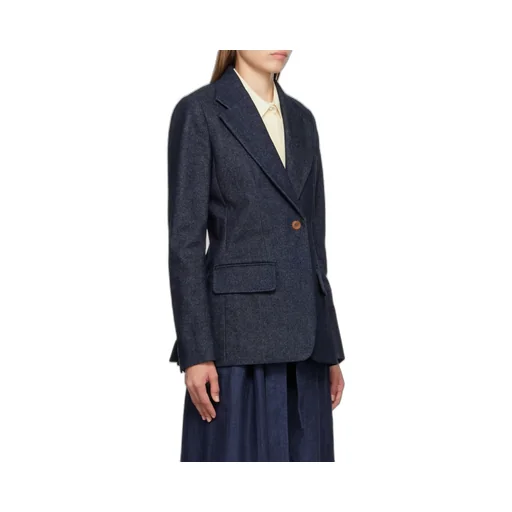 Single-Breasted Tailored Jacket