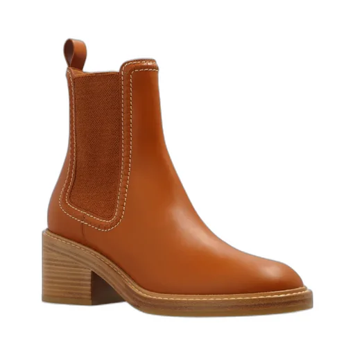 60Mm Leather-Stitched Chelsea Boots