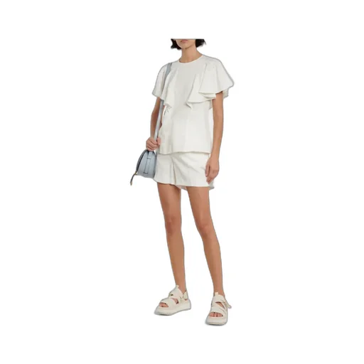 Lotus Leaf Sleeve Blouse