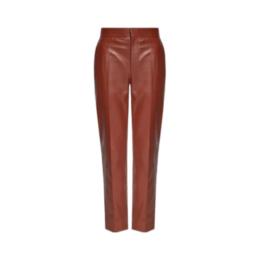Mid-Rise Straight Trousers