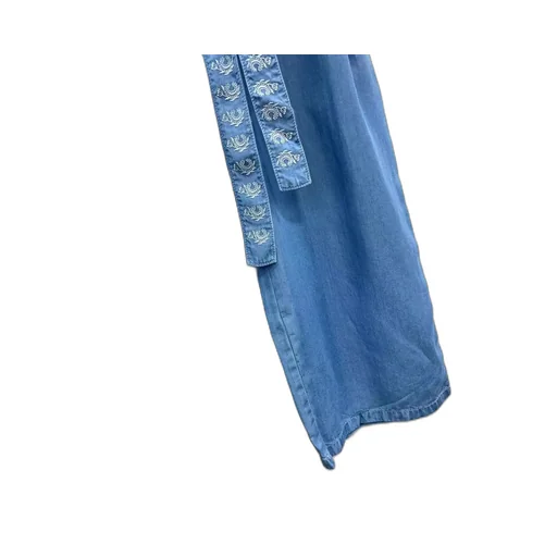 Wide-Leg Tencel™ Chambray Trousers