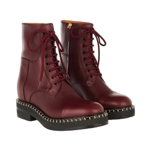 Noua Lace-Up Leather Boots
