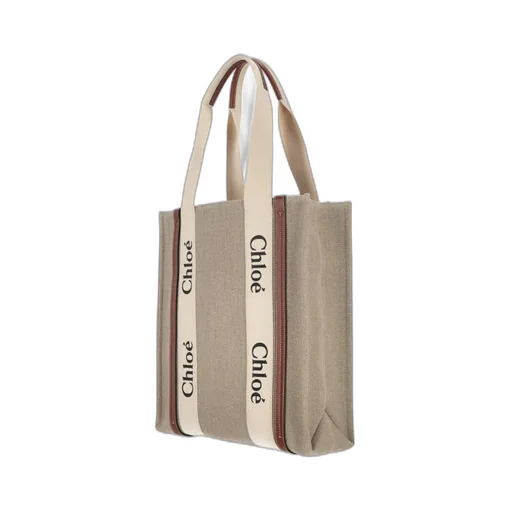 Woody Logo Embroidered Tote Bag