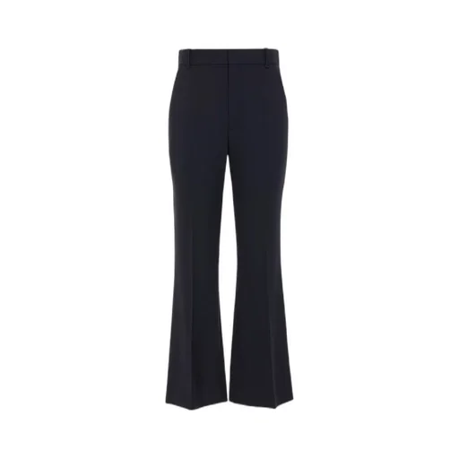 Cropped Bootcut Trousers