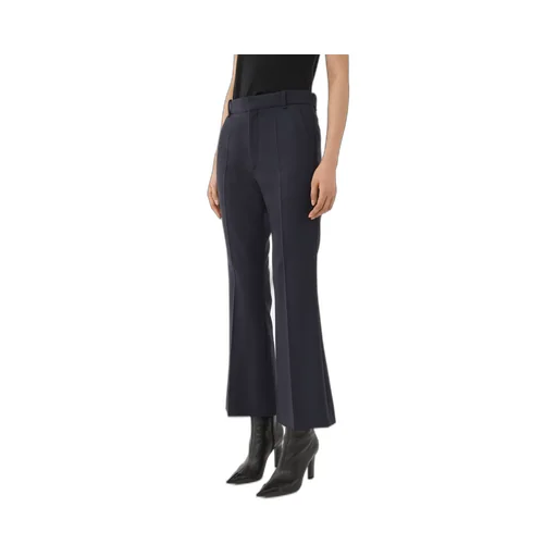 Cropped Bootcut Trousers