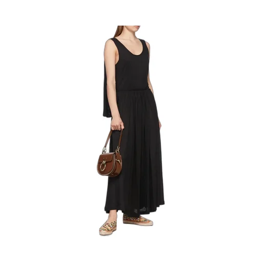 Tess Logo Embossed Ring Embellished Shoulder Bag