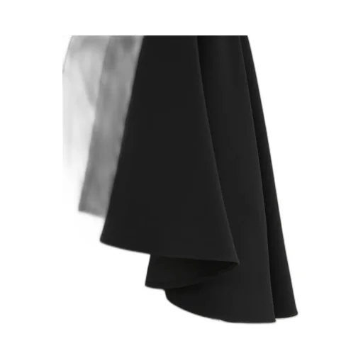 Cape Sleeves Mini Dress