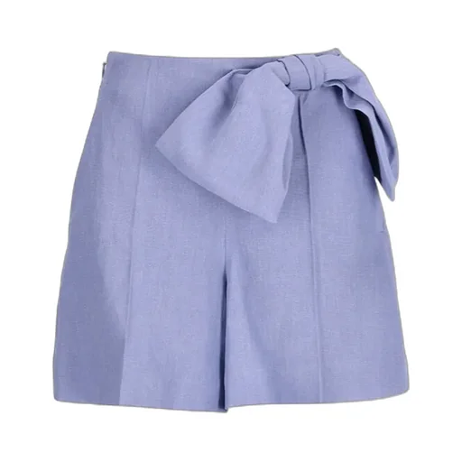Bow Detailed High-Rise Shorts