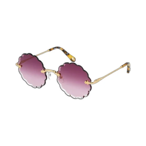 Round Scalloped Frame Sunglasses