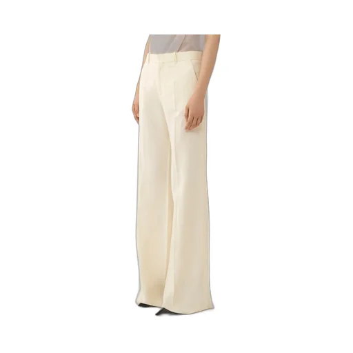 Wide-Leg Tailored Trousers
