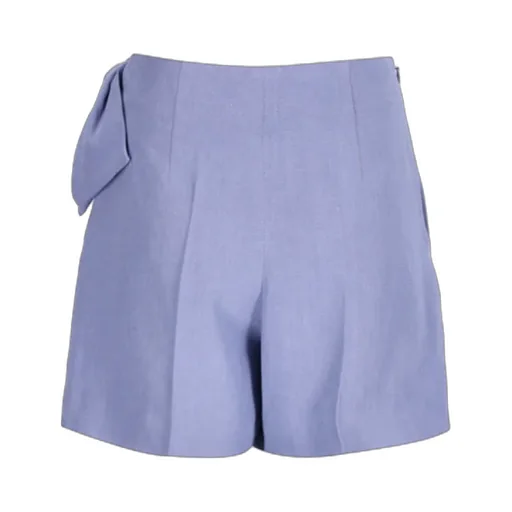 Bow Detailed High-Rise Shorts