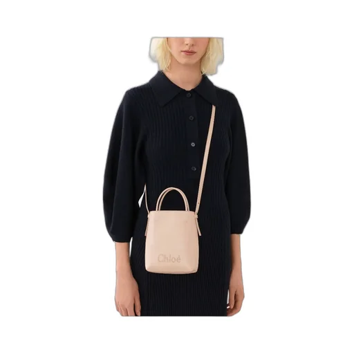 Sense Logo Embroidered Micro Tote Bag