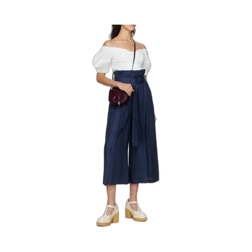 Off-Shoulder Bustier Linen Top