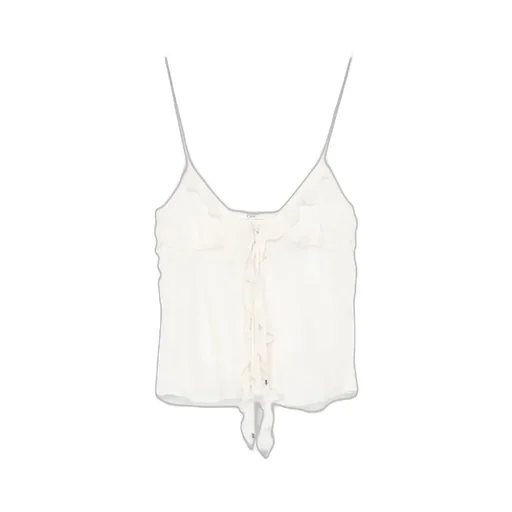 Ruffled Spaghetti Strap Top