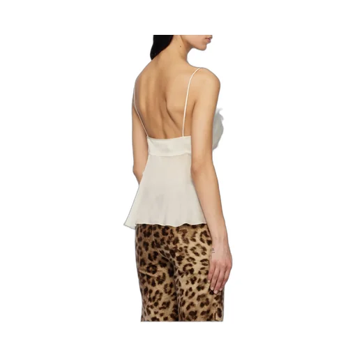 Ruffled Spaghetti Strap Top