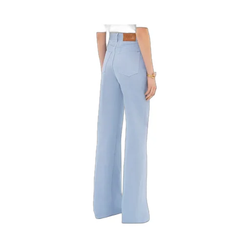 High-Waisted Flared Jeans