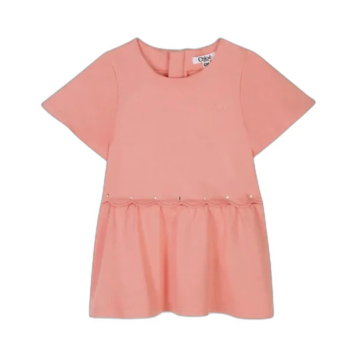 Embroidered Logo Cotton Dress