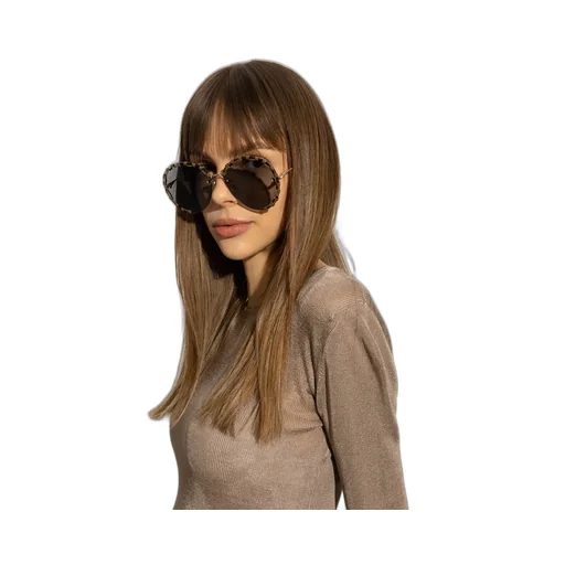Idora Round-Frame Sunglasses
