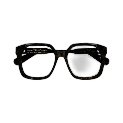 Square-Frame Logo-Engraved Glasses