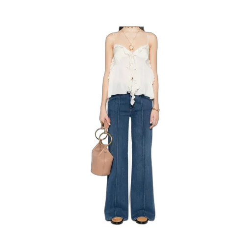 Ruffled Spaghetti Strap Top