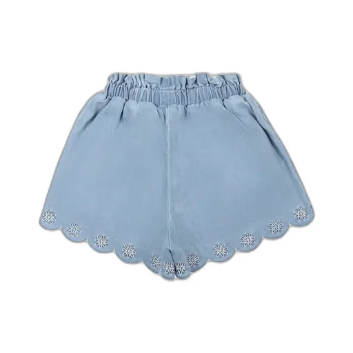 Ruffled Trim Tunic And Shorts Set