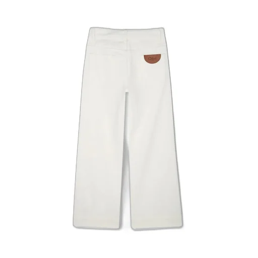 Scalloped Hem Jeans