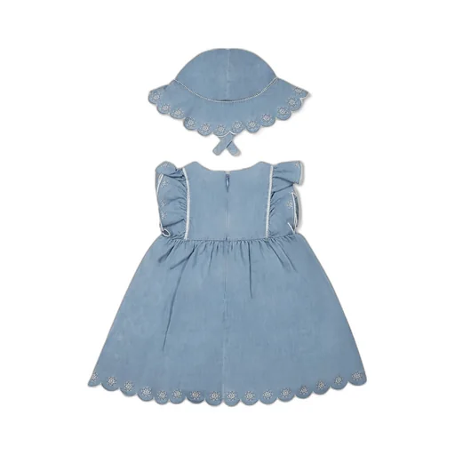 Sleeveless Dress And Hat Set