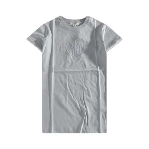 Logo Embroidered T-Shirt Dress