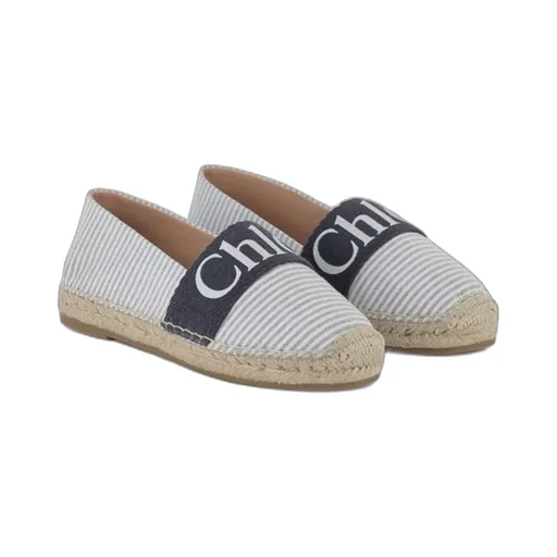 Logo Printed Slip-On Espadrilles