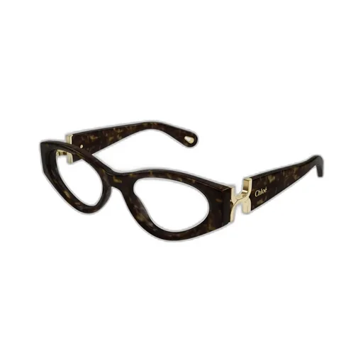 Cat-Eye Frame Logo-Engraved Glasses