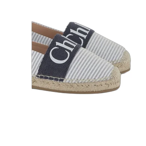 Logo Printed Slip-On Espadrilles