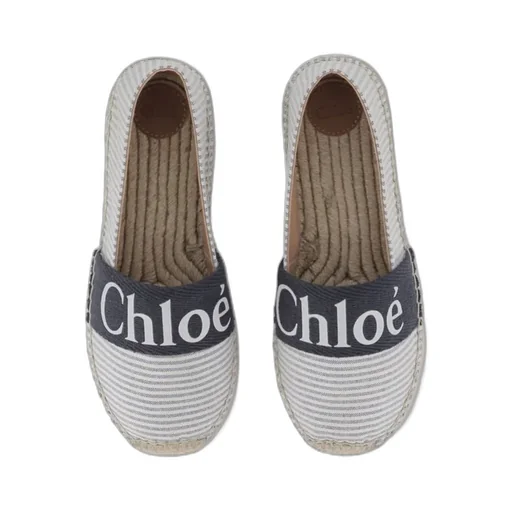 Logo Printed Slip-On Espadrilles