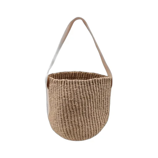 Logo Embellished Bucket Bag