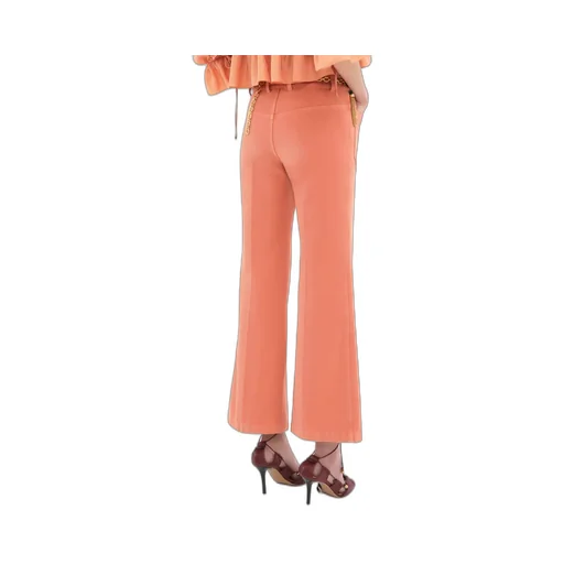 Cropped Bootcut Trousers