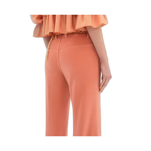 Cropped Bootcut Trousers