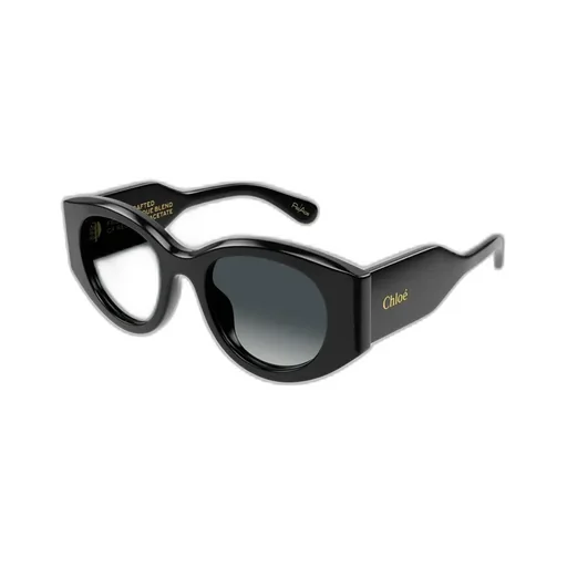 Oval-Frame Sunglasses